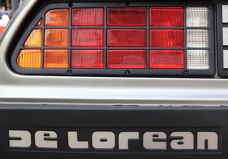 Delorean with Flux Capacitor